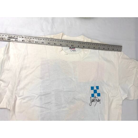 VTG Boat Scuba Diving Jantzen T-shirt Large USA Made Single Stitch 1980s - Picture 6 of 16